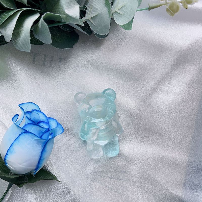 3D Cartoon Cute And Transparent Gradient Teddy Bear Air Cushion Telescopic Cloud Splicing Mobile Phone Desktop Bracket_voghion.com