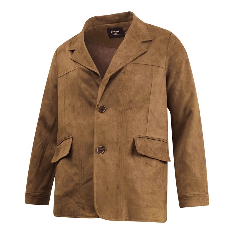 Eon Modish 25 Autumn New American Fashion High Street Simple Loose Blazer_voghion.com