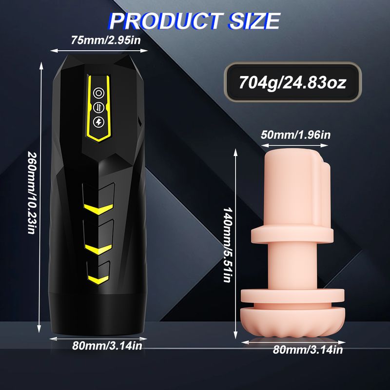 TD Automatisches männliches Teleskopmodell, Sexspielzeug für Erwachsene für Männer, Kolbenmasturbator, IPX8 Cup_voghion.com