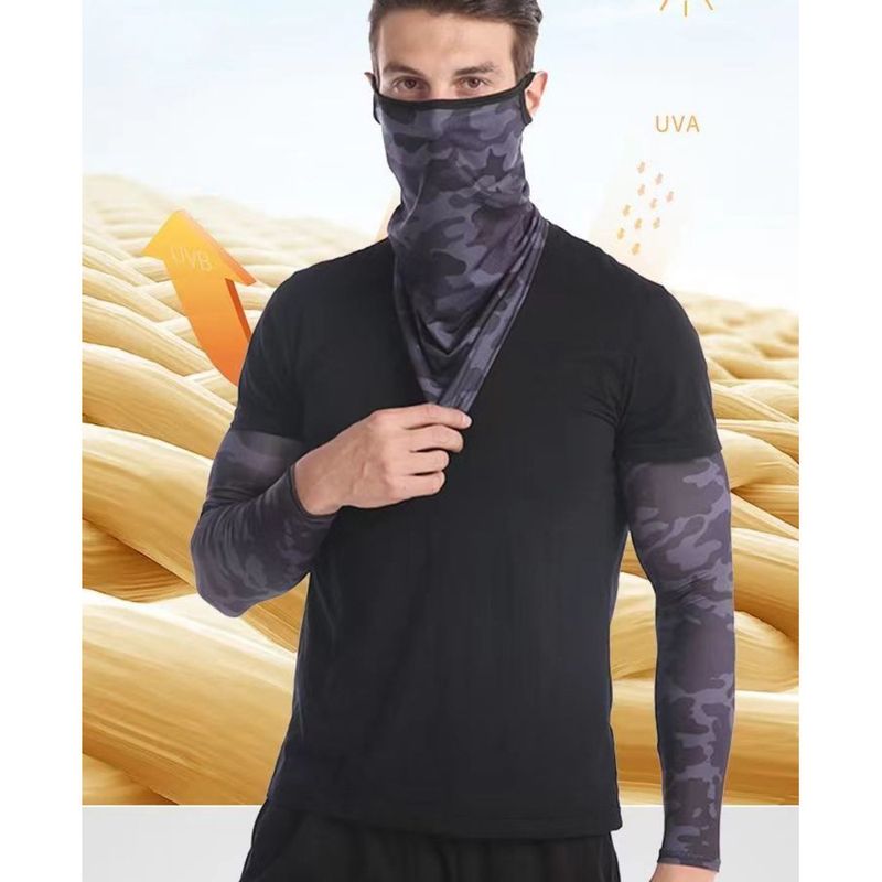 Guanti, maniche di ghiaccio, copribraccia larghi, set da ciclismo, sole_voghion.com