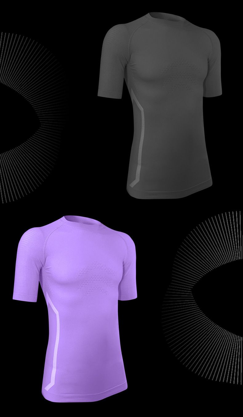 Plus Size Outdoor Quick-Dry T-Shirt Men's Sports Short Sleeve Women's Spring Summer Professional Marathon Running_voghion.com