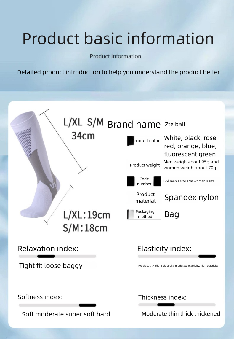 Profeional Fitne Compreion Calf Adult Breathable Long Running Marathon Cycling High Elatic Gradient Preure_voghion.com