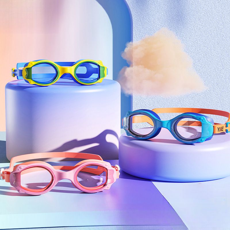 Kinder HD waterdichte anti-condens professionele duikbril voor jongens en meisjes met klein frame_voghion.com