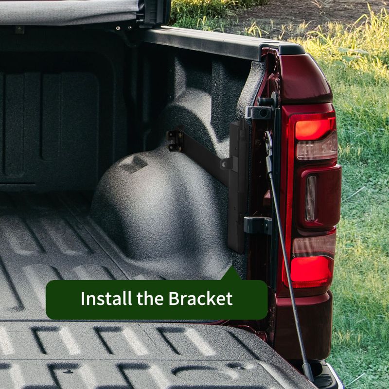 VEVOR Truck Bed Storage Box, Lockable Lid, Waterproof ABS Wheel Well Tool Box 6.6 Gal/20 L with Password Padlock, Compatible with Dodge Ram 1500 2019-_voghion.com