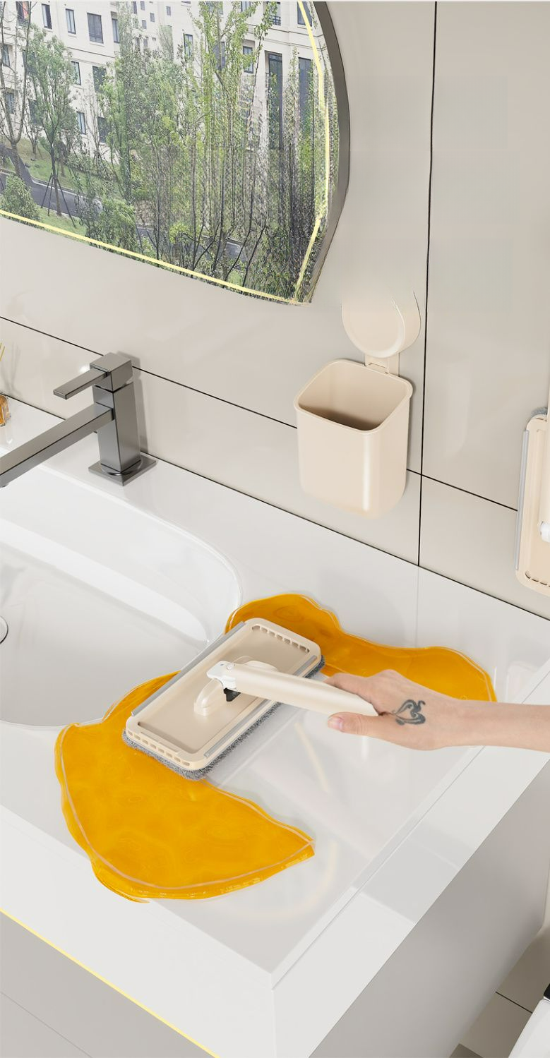 Mini Dry And Wet Dual-use Desktop Cleaning Electrostatic Adsorption Face Towel Small Mop_voghion.com