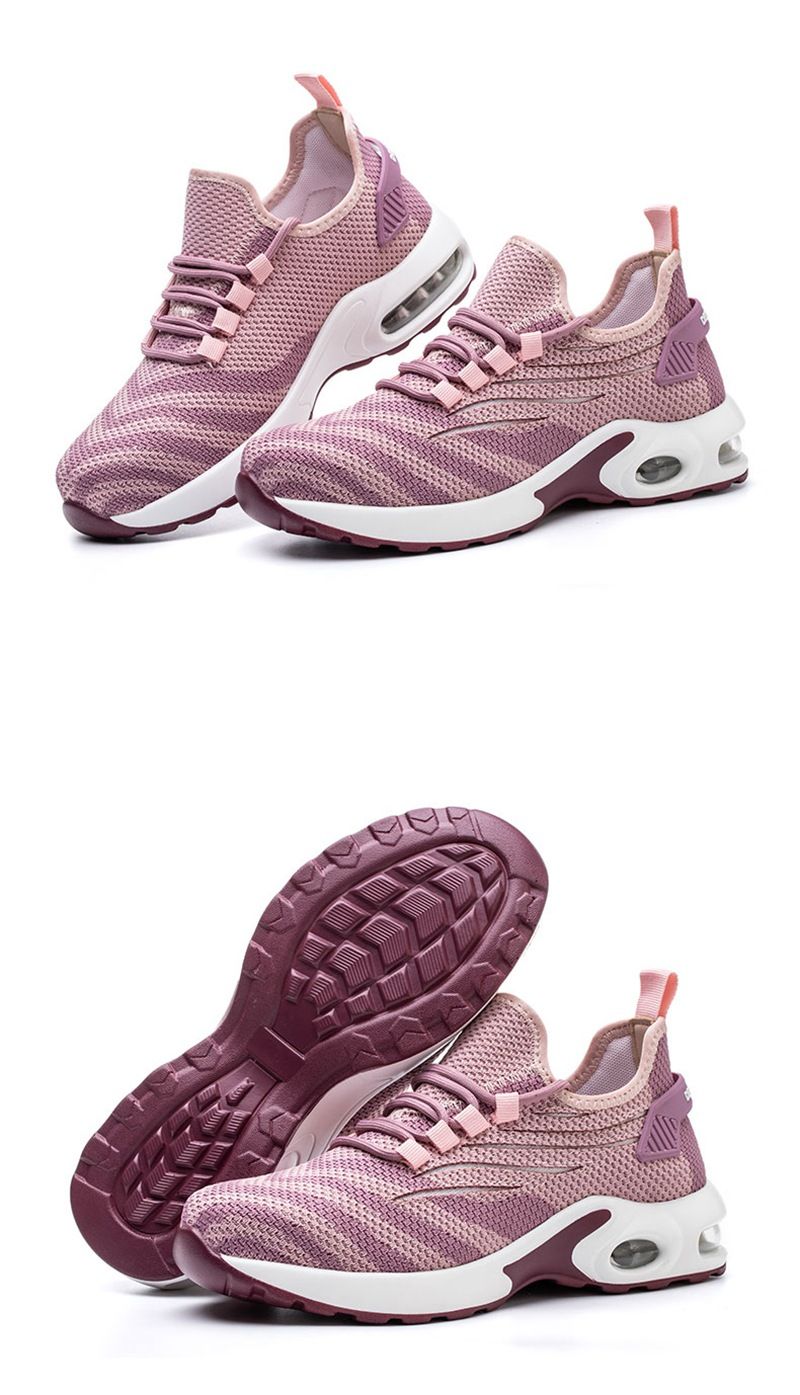 Lightweight Women's Work Safety Shoes, Steel Toe Smashing And Anti Piercing Construction Site Protective Shoes_voghion.com
