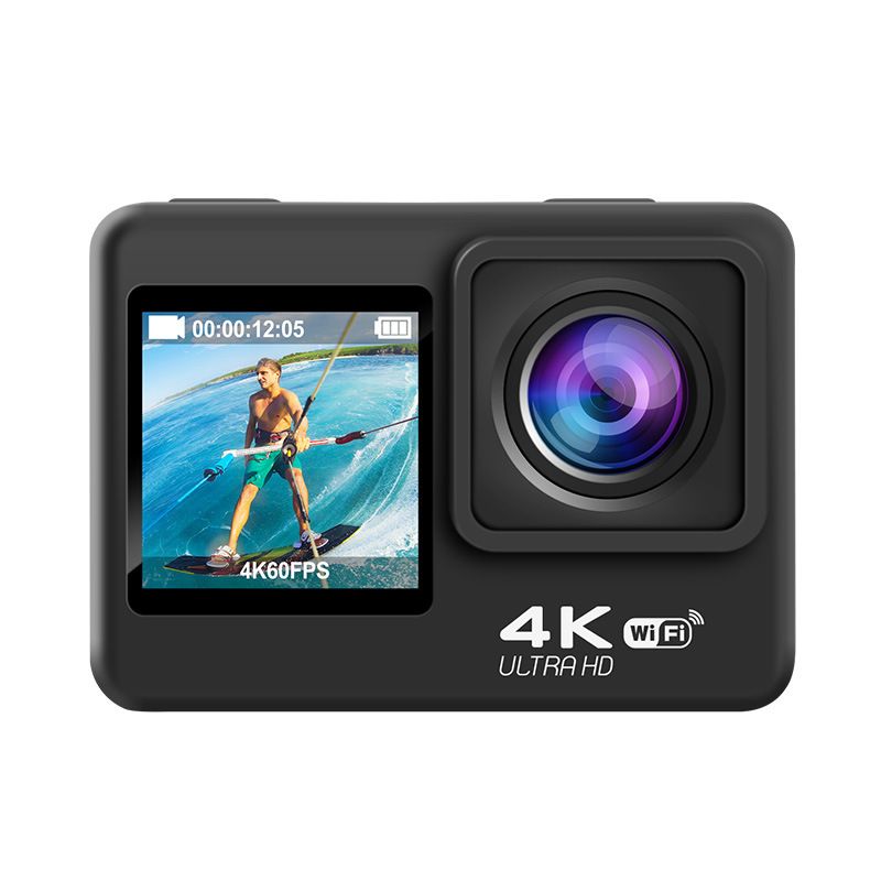 4K Action Waterproof HD Dual Screen Wifi Remote Control Outdoor Shooting Cycling Skiing Underwater Camera_voghion.com