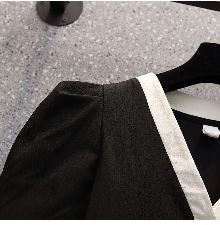 Női ruházat Nyári Plus Size Női Enyhén Édes Fűszeres Körte Alakú Karcsúsító Ruha Szett_voghion.com