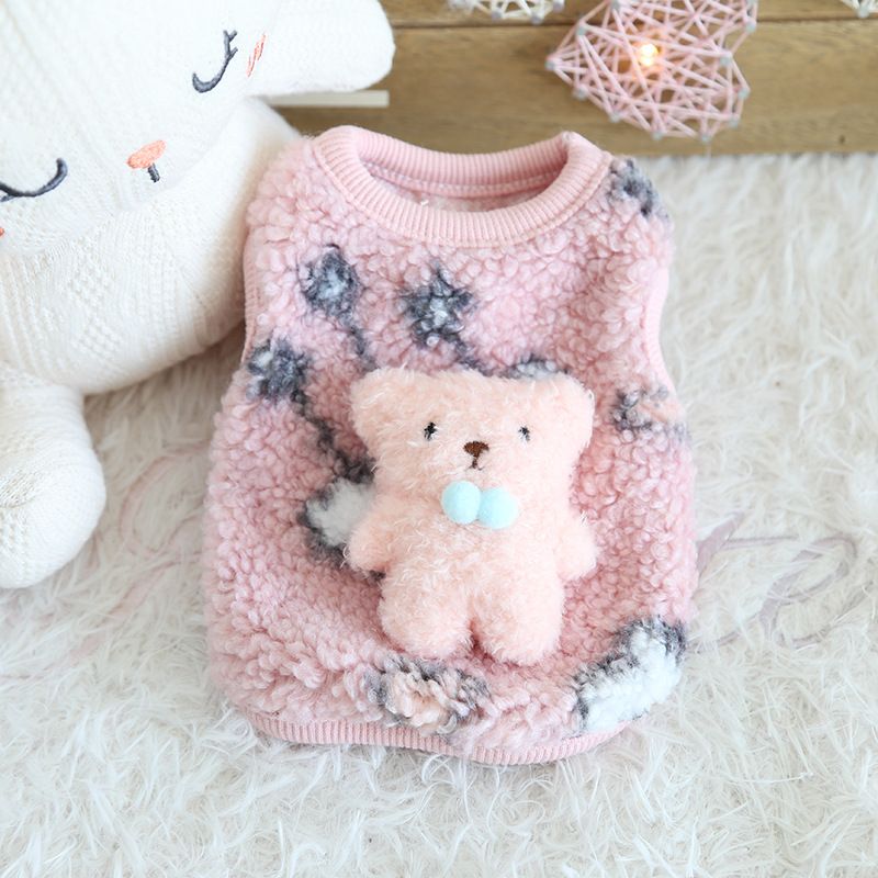 Petstyle Plush Little Doll Cute Cotton Puppy Kitten Clothes Newborn Cat_voghion.com