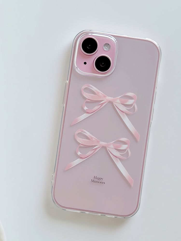 Unbeatable Quality Unbeatable Quality INS Style Young Adult Pink Bows Iphone15/16promax/14pro Mobile Phone Shell For IPhone 13/12_voghion.com