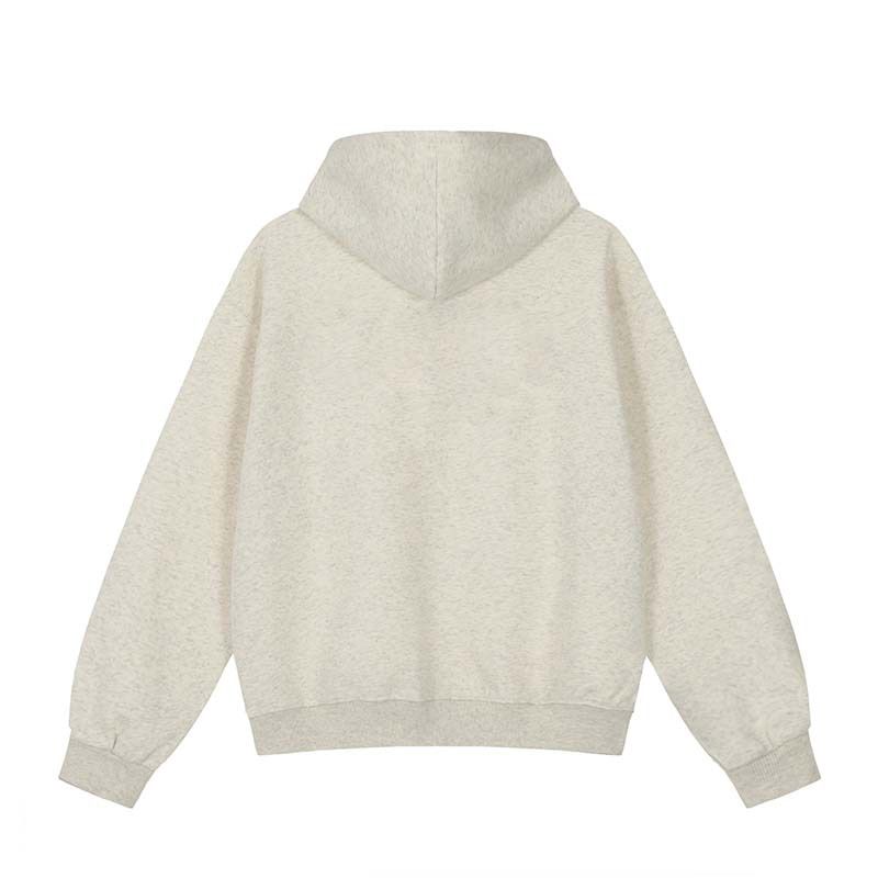 Pullover mit Kapuze und aufgesticktem Buchstaben für Herrenbekleidung_voghion.com