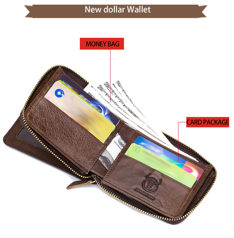 Bullcaptain rfid nova carteira masculina leathe moeda puse designe banda carteira embreagem leathe carteira masculina cad_voghion.com