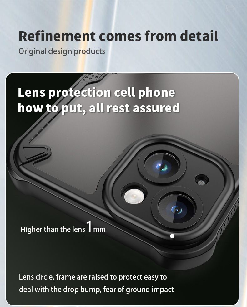 Die Handyhülle ist passend für iPhone 13 Mini / iPhone 13 Pro Max / iPhone 13 Pro / iPhone 13. Die Schutzhülle besteht aus PC + TPU._voghion.com