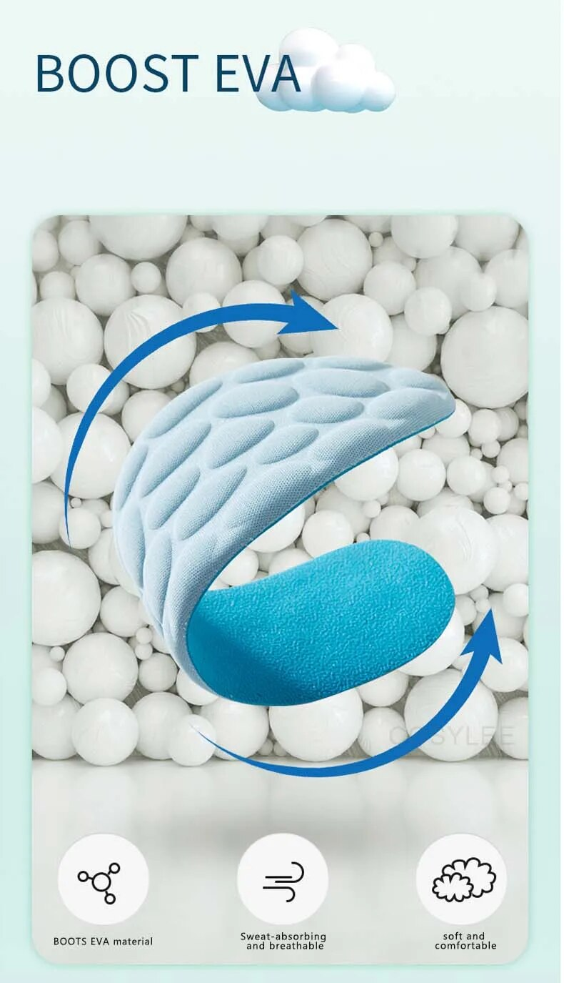 Massage Memory Foam Schoenen Zool Ademend Kussen Sport Hardlopen Voor Voeten Orthopedische Inlegzolen_voghion.com