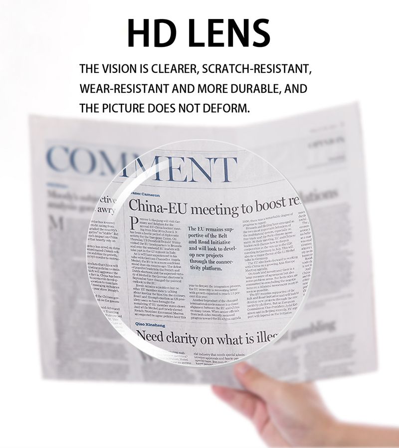 Nuovi arrivi Henotin Reading Gla Clear Optical Lenses Uomo e Donna con montatura rettangolare HD Presbiopia Diottrie Lente d'ingrandimento_voghion.com