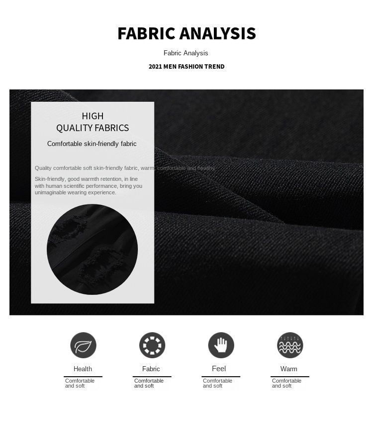 Summer thin soft jeans men's 2024 new loose and slightly pulled casual big hole beggar straight nine-point pants_voghion.com