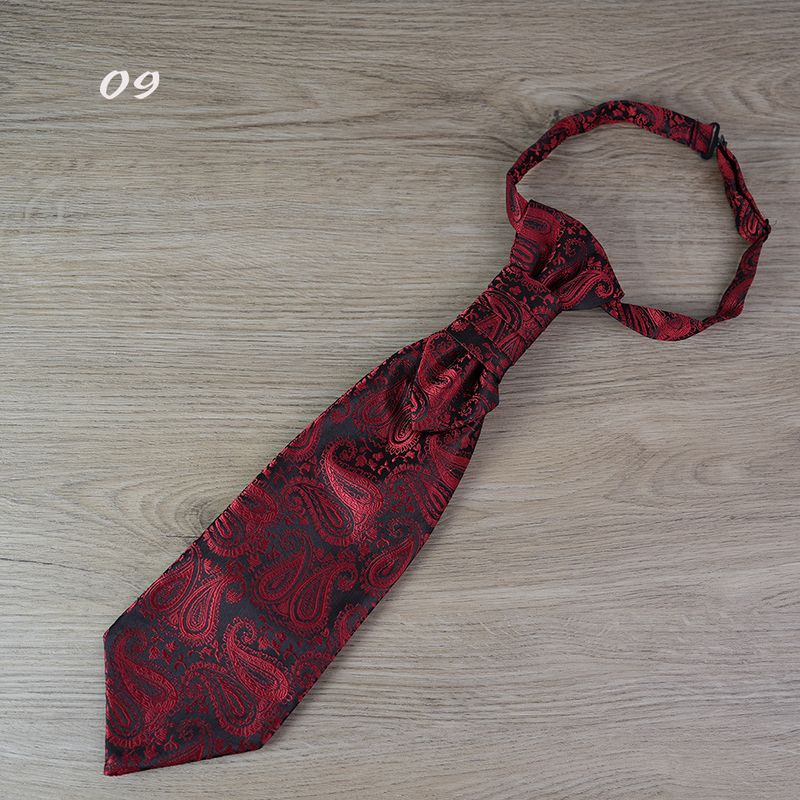 Abito da smoking, banchetto, nodo di Hong Kong, sciarpa da uomo, sera, festa, matrimonio, servizio fotografico, cravatta larga, bianco puro e nero_voghion.com