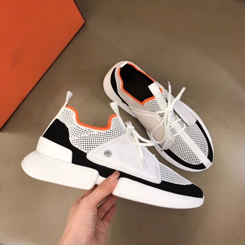 New Style Men's Fashion Sports Casual Cushioning Lightweight Breathable Trendy Versatile Knit Patchwork Trend Shoes_voghion.com