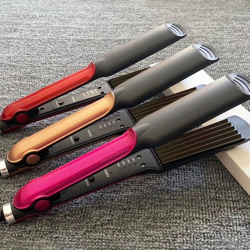 Hair Straightener & Curler - 2-In-1 Styling Iron With Ionic Technology (Anti-Frizz Salon Results Fast Heating Travel-Friendly)_voghion.com