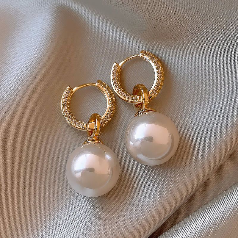 Pendientes de perlas versátiles de moda, un estilo dos en uno, un lujo ligero, simple y exquisito, 1519_voghion.com