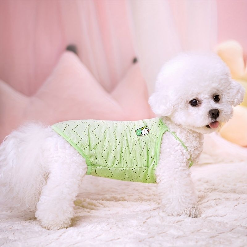 Dünne, süße Hundeweste für Hunde, atmungsaktive Chihuahua-Kleidung für Welpen, Katzenweste, Haustierbedarf von PawParty Store_voghion.com