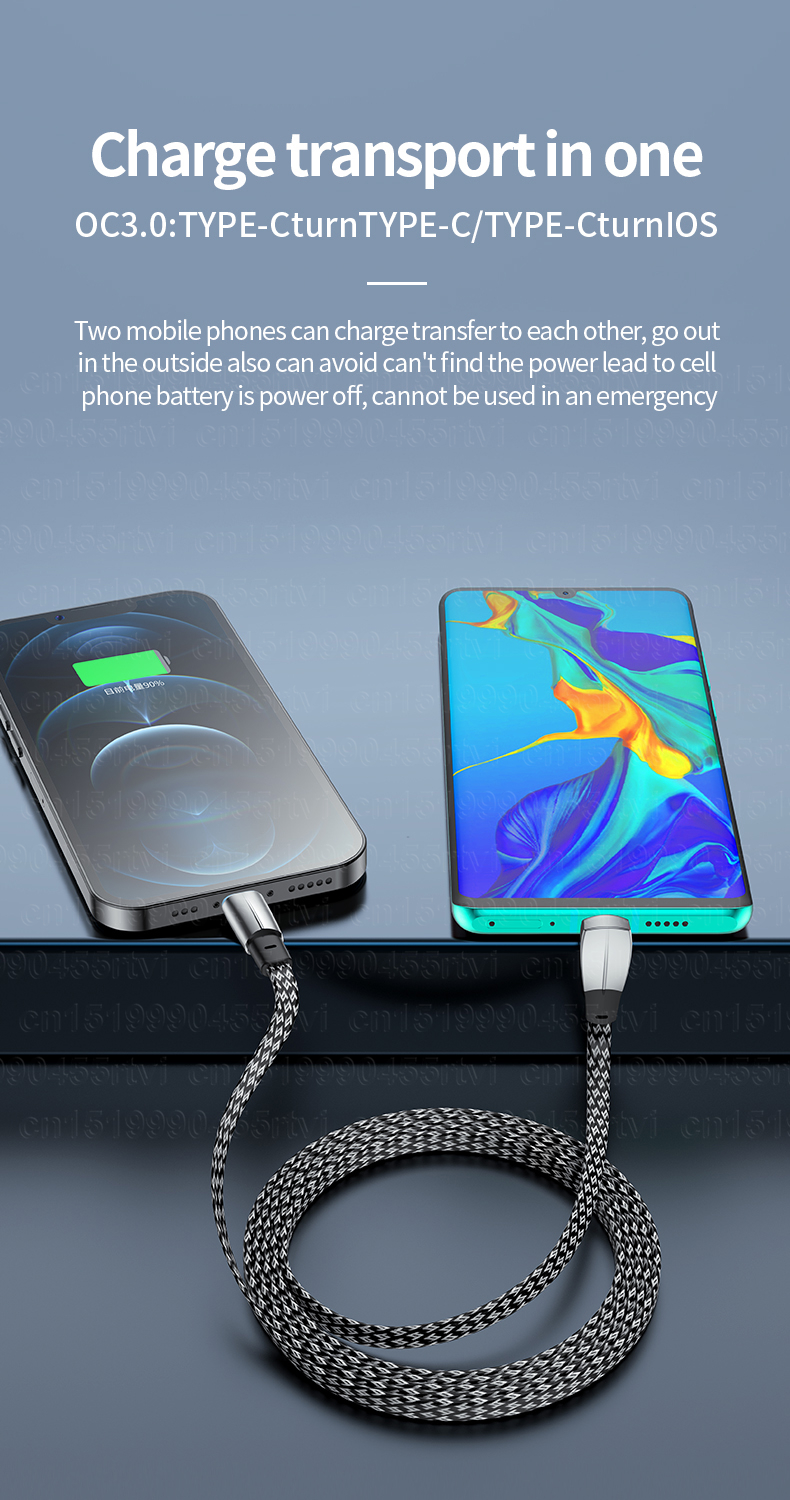 Elbow PD20W USB C to 8-Pin Cable For iPhone 14 13 12 11 Pro Max Type C Fast Charging Cable Flat USB Data Wire     _voghion.com