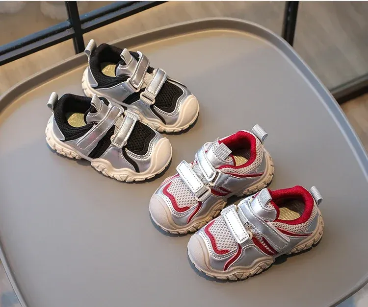 Zapatillas de deporte transpirables para niños y niñas, de otoño 2024, nuevas, ligeras, suaves y versátiles_voghion.com