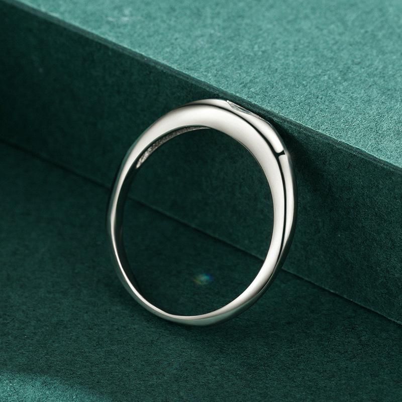 Tancise Klassieke Zirkoon Zilveren Ring Dames Sieraden Bruiloft Belofte Party Gift_voghion.com