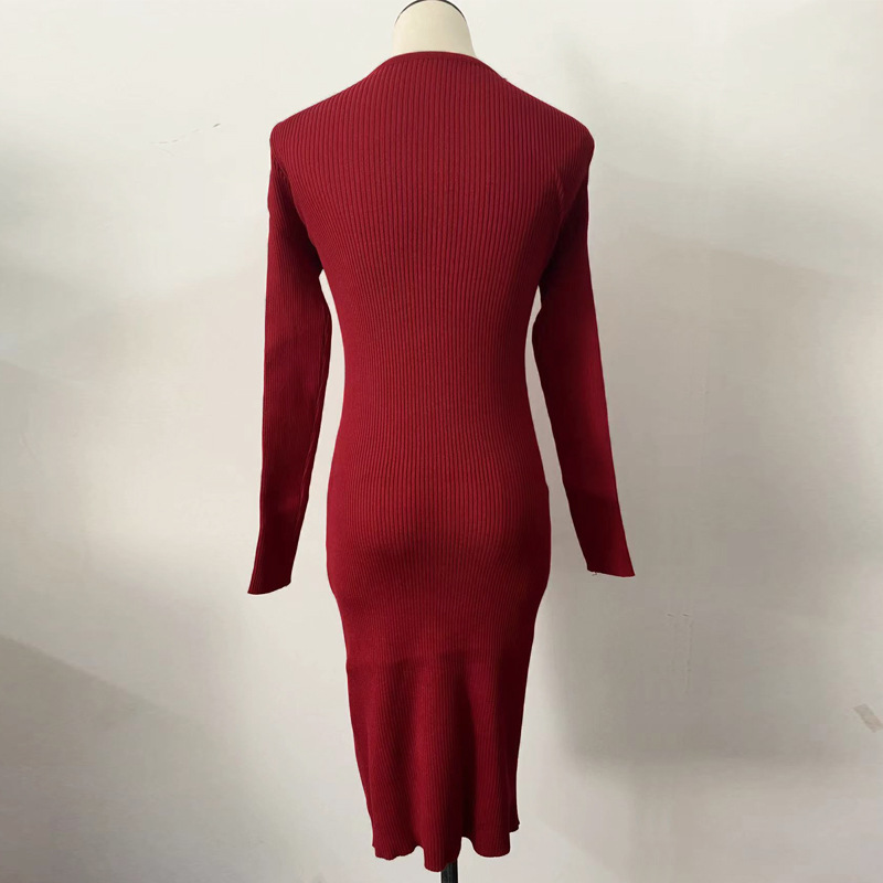Rochie pulover sexy din tricot de dama_voghion.com