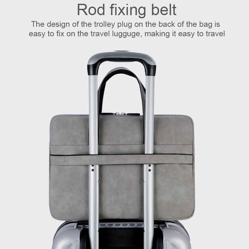 Laptop Bag 13 14 15 15.6 inch Handbag Women Notebook Bag For book Pro Air 13 Case Xiaomi Asus PU Leather Computer Bag_voghion.com