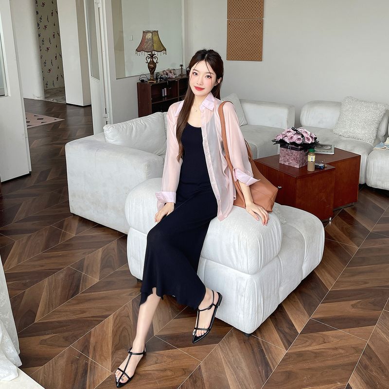 Edizione in pelle di pecora ~ Sandali piatti semplici a punta in vera pelle da donna con incrocio e punta aperta, scarpe da spiaggia, design unico,_voghion.com