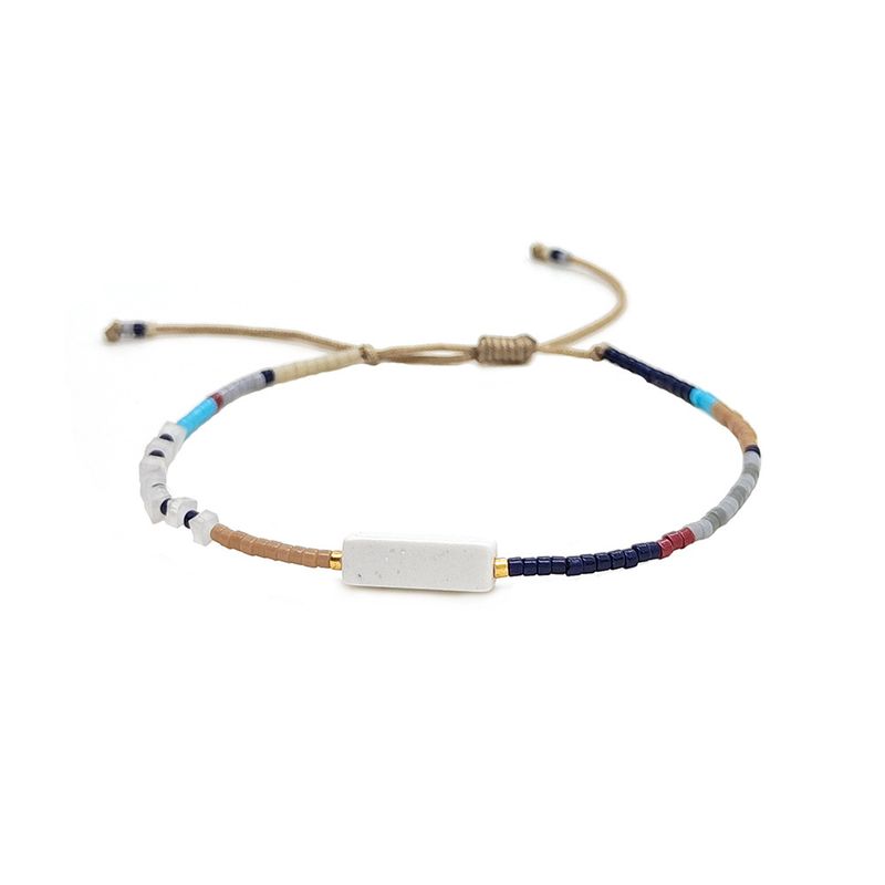 Women's Jewelry - Bohemian Style Colorful Friendship Bracelet With Miyuki Beads And Amethyst, Handwoven Adjustable Wrap Bracelet For Women And Girls_voghion.com