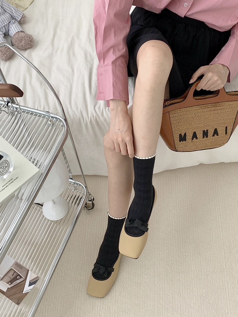 Women's & Men's Cotton Socks With Embossed Heart Design, Breathable Mid-Calf Socks For Daily Wear, Soft And Comfortable, All-Season Casual Socks_voghion.com