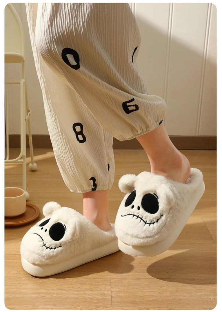 Naine Mees Fliisist Reguleeritavad Sügis Suvi Magamistuba Õues Hubased Polsterdatud Hingavad Toakingad Kodukingad_voghion.com