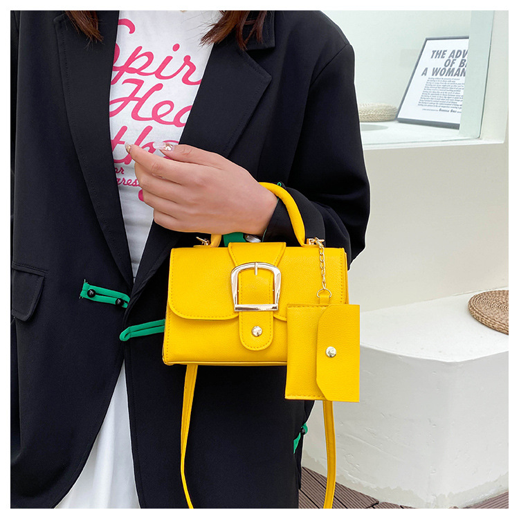 2024 New Candy Color Simple Retro Trendy Western Style Cross Shoulder Handheld Small Square Bag for Women_voghion.com