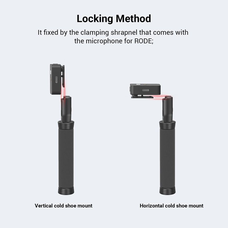 Adattatore portatile per microfono da intervista SmallRig per RODE Wireless Go 3182_voghion.com