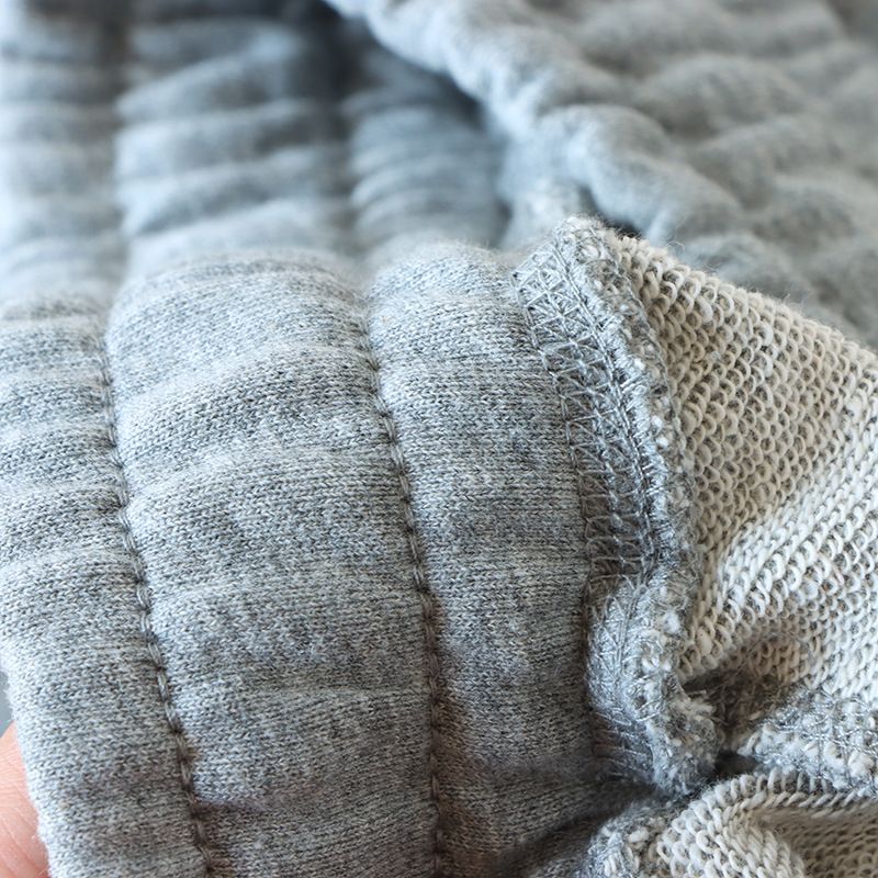 Herrenbekleidung Jogginghose aus reiner Baumwolle mit Kordelzug, gestrickt, gewaschene Frottee-Baumwolle, Frühlings- und Herbststil, sportliche Freizeithose, vielseitiger Trend für Herren_voghion.com