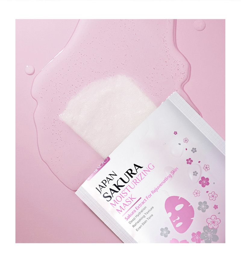 LAIKOU Sakura Moisturizing Mask 25g Hydrating Moisturizing Skin Brightening Moisturizing_voghion.com
