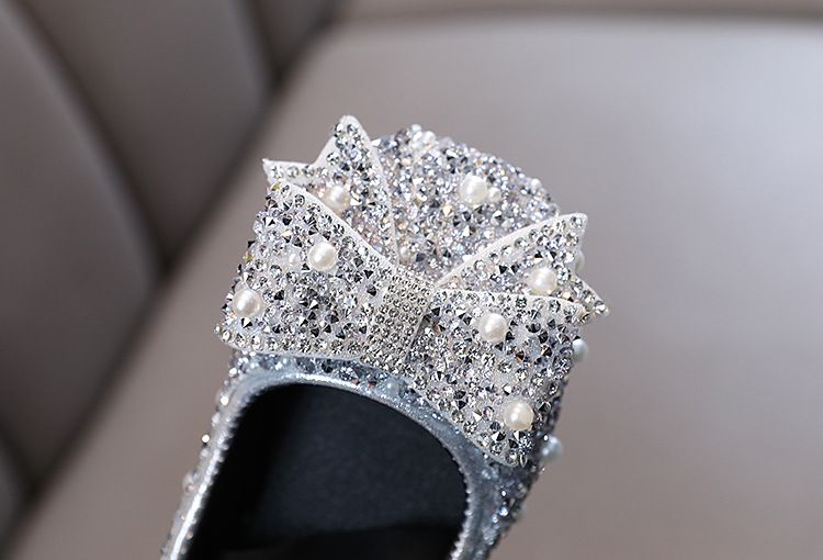 Mutter & kinder sommer neue stil bogen dame mädchen prinzessin mädchen baby prinzessin einzelne schuhe leder schuhe tanz leistung_voghion.com