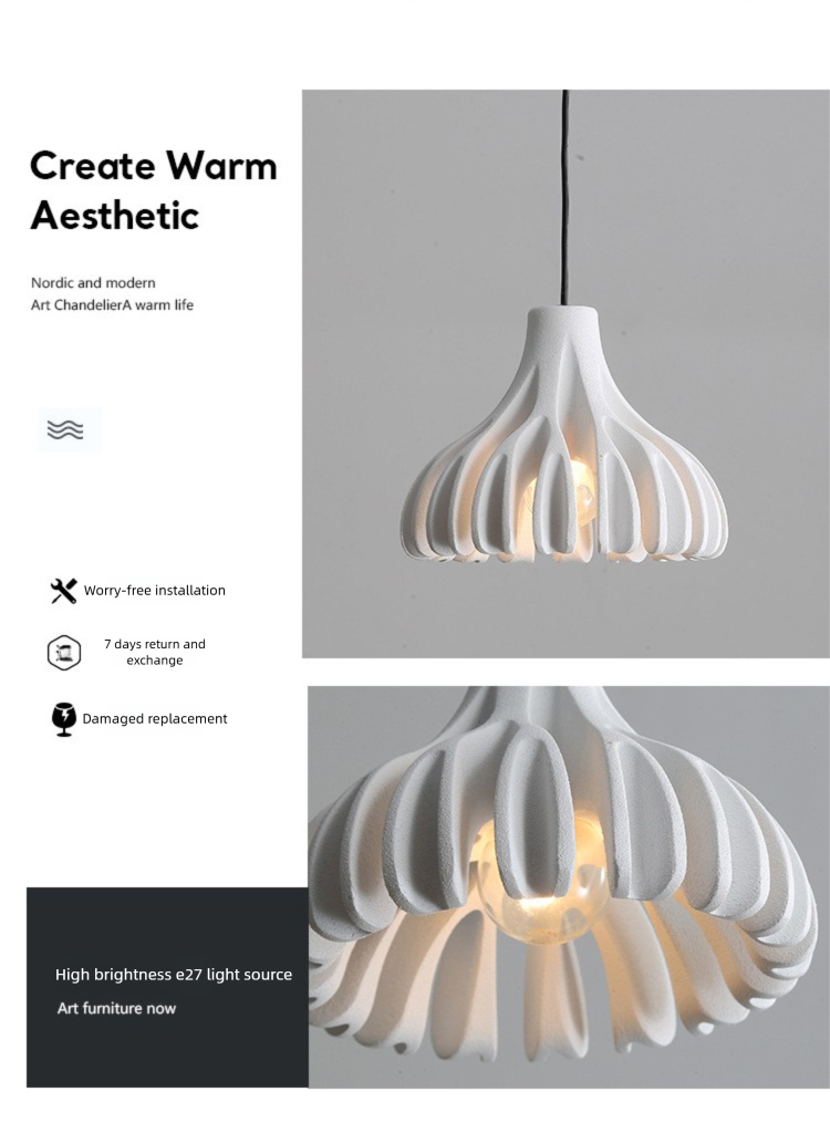 Lampada a sospensione per studio, scrivania da bar in resina Macaron, design per ristoranti, personalità creativa, arredamento commerciale, illuminazione nordica_voghion.com