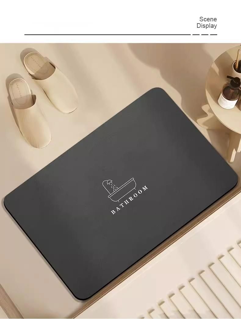 Exklusive Badematte, schmutzabweisend, leicht zu reinigen, für den Eingangsbereich, wasserabsorbierend und schnelltrocknend_voghion.com