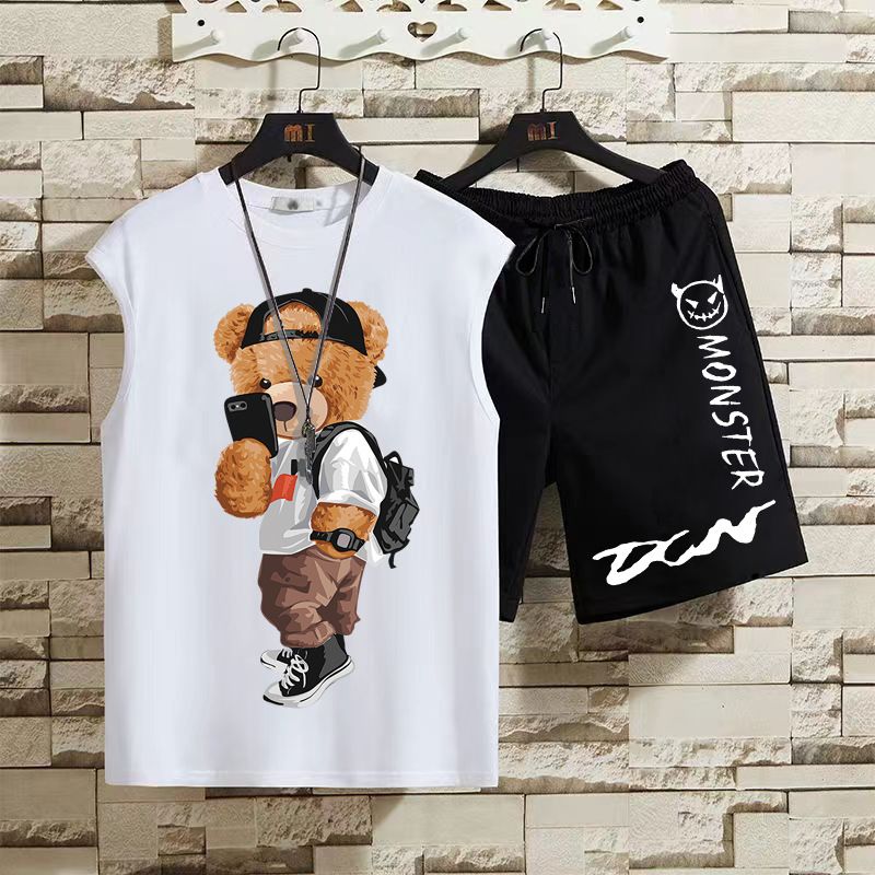 Härekleeder Grouss Quantitéit an exzellent Häreshorts Häreweste Kostüm Shorts Hären trendy komplett Set vun trendy Fräizäit_voghion.com