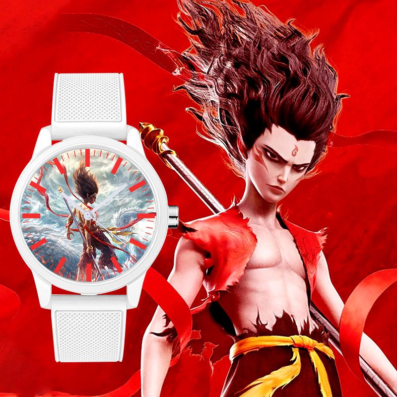 Men's Watches Magic Child Peripheral Nezha Student Quartz Watch Magic Pill Same Style Silent Lifestyle Leisure Children's Precision Watch_voghion.com