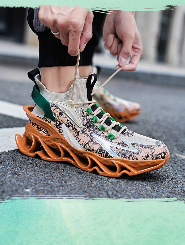 Pantofi sport pentru bărbați, cu suport pentru arcul plantar, sintetici, ușori, pentru alergare_voghion.com