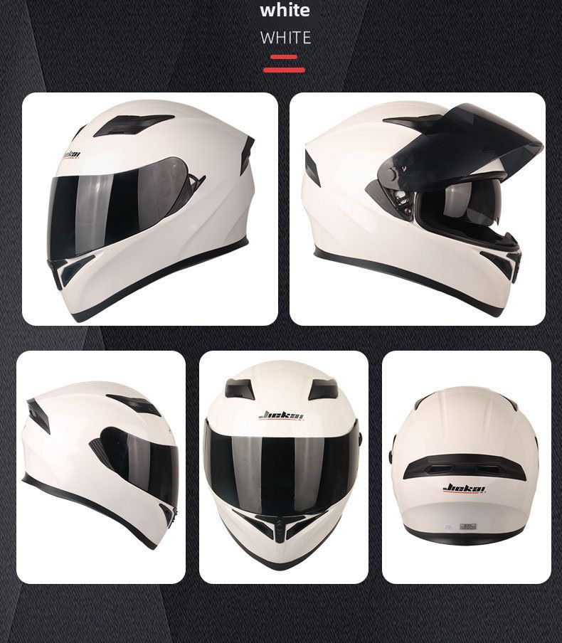 Doppellinsen-Motorradhelm Herren-Trailrunning-Helm Elektrischer Damen-Winter-Vollschutzhut-Integralhelm_voghion.com