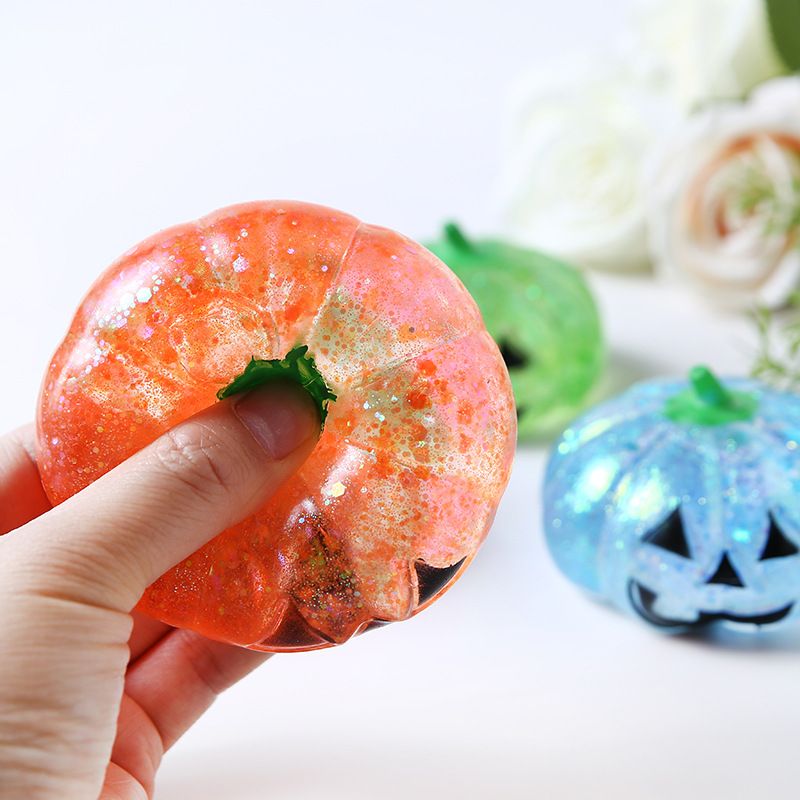 Schaum Squishies Halloween Kürbis Maltose Dekompression Entlüftung Prise Musik Langsam Rebound Dekompression Spielzeug_voghion.com