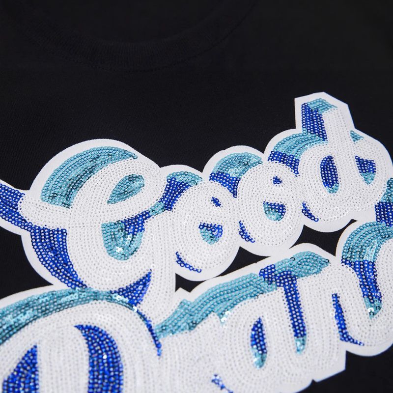 High Version GOODBRAND Mossy Earth 3D American Style Star Sequin National Trend Unisex Short Sleeve T-Shirt_voghion.com