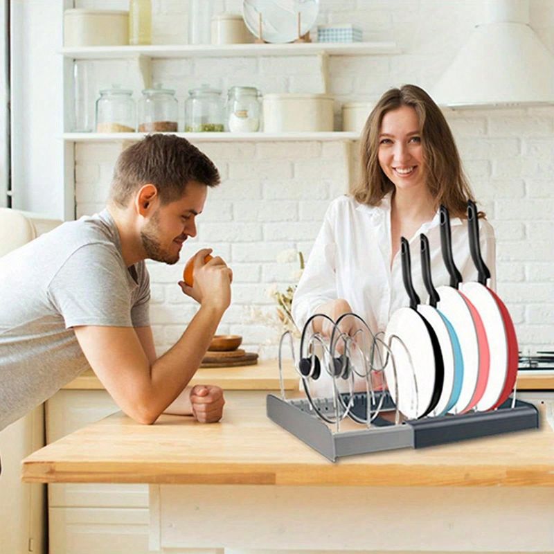 Organizador de Cozinha Extensível - Armazenamento de Panelas e Tábuas de Corte
Aço Inoxidável | Design Compacto | Compatível com Armários Europeus | Armazenamento Multifuncional_voghion.com