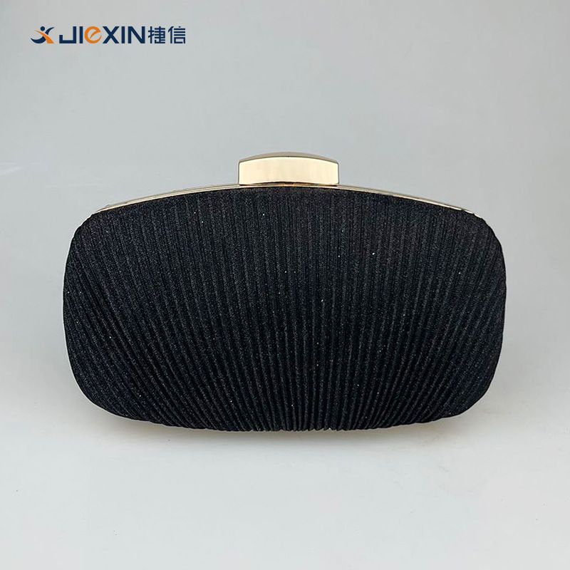 Borsa da sera formale cheongsam a spalla singola con pieghe scintillanti alla moda_voghion.com