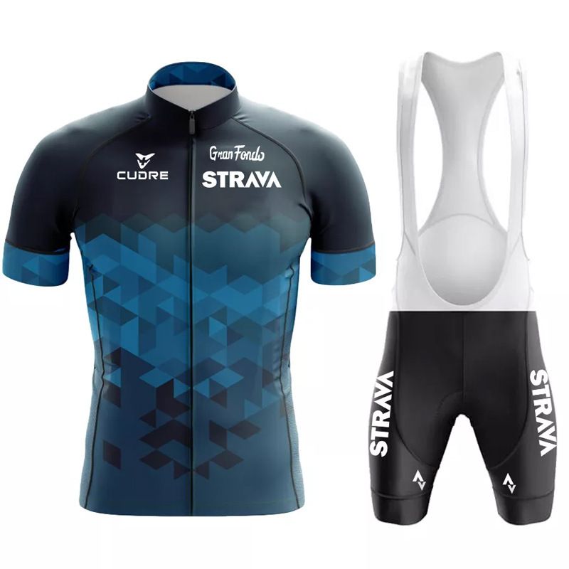 2024 Suit Strava Tour De France Short Sleeved Set For Mountain Cycling Events_voghion.com